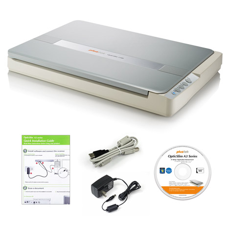 Сканер планшетный Plustek OpticSlim 1180 (PLUS-OS-1180) A3, USB 2.0, разр 1200х1200dpi, 48 бит, CIS) купить по самой низкой цене