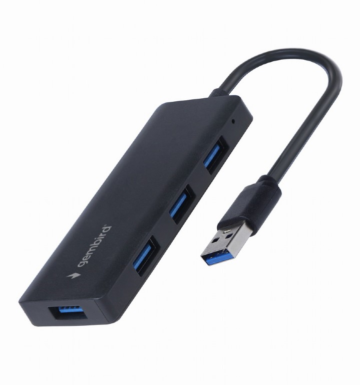 HUB 4PORT USB-A 3.1 Gembird (UHB-U3P4-03) Input 1x USB type-A, 15cm, black купить по самой низкой цене