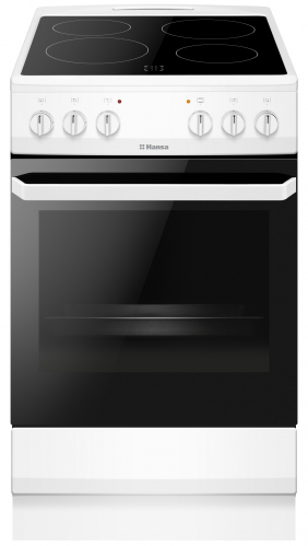 Плита электрическая Hansa FCCW580009 4конф, духовка 62л, гриль, конвекция, разморозка, стеклокерамика купить по самой низкой цене