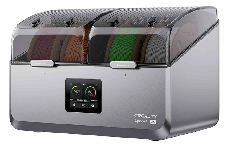 Сушильная камера для филамента CREALITY (SpacePi X4) 2 камеры нагрева для 4 катушек, LCD дисплей, до 85°C купить по самой низкой цене
