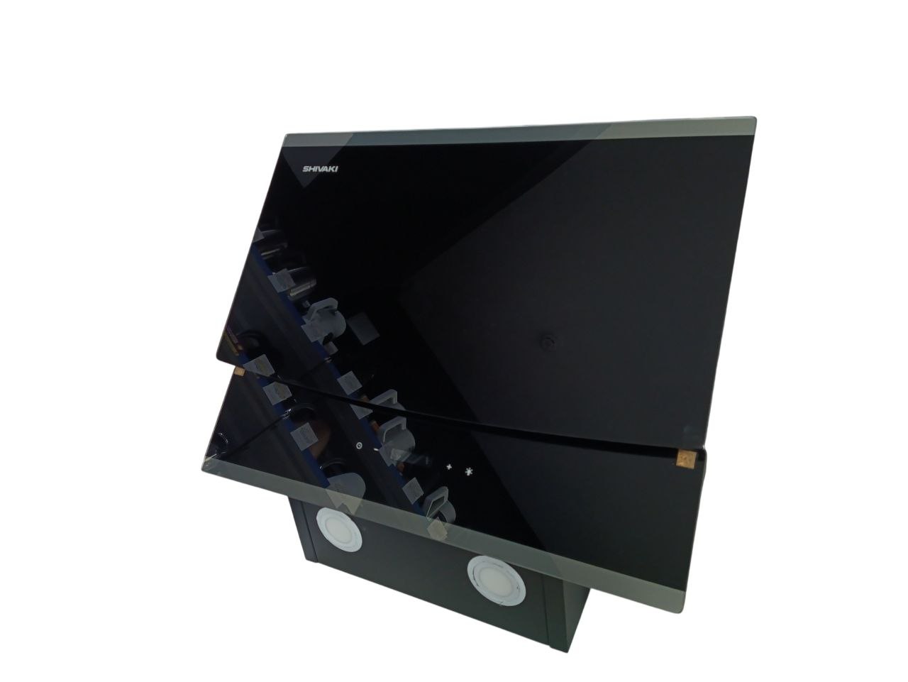 Вытяжка каминная кухонная SHIVAKI (Shivaki G360 Touch black) 700 м3/час, 660х600х410 Уценка! купить по самой низкой цене