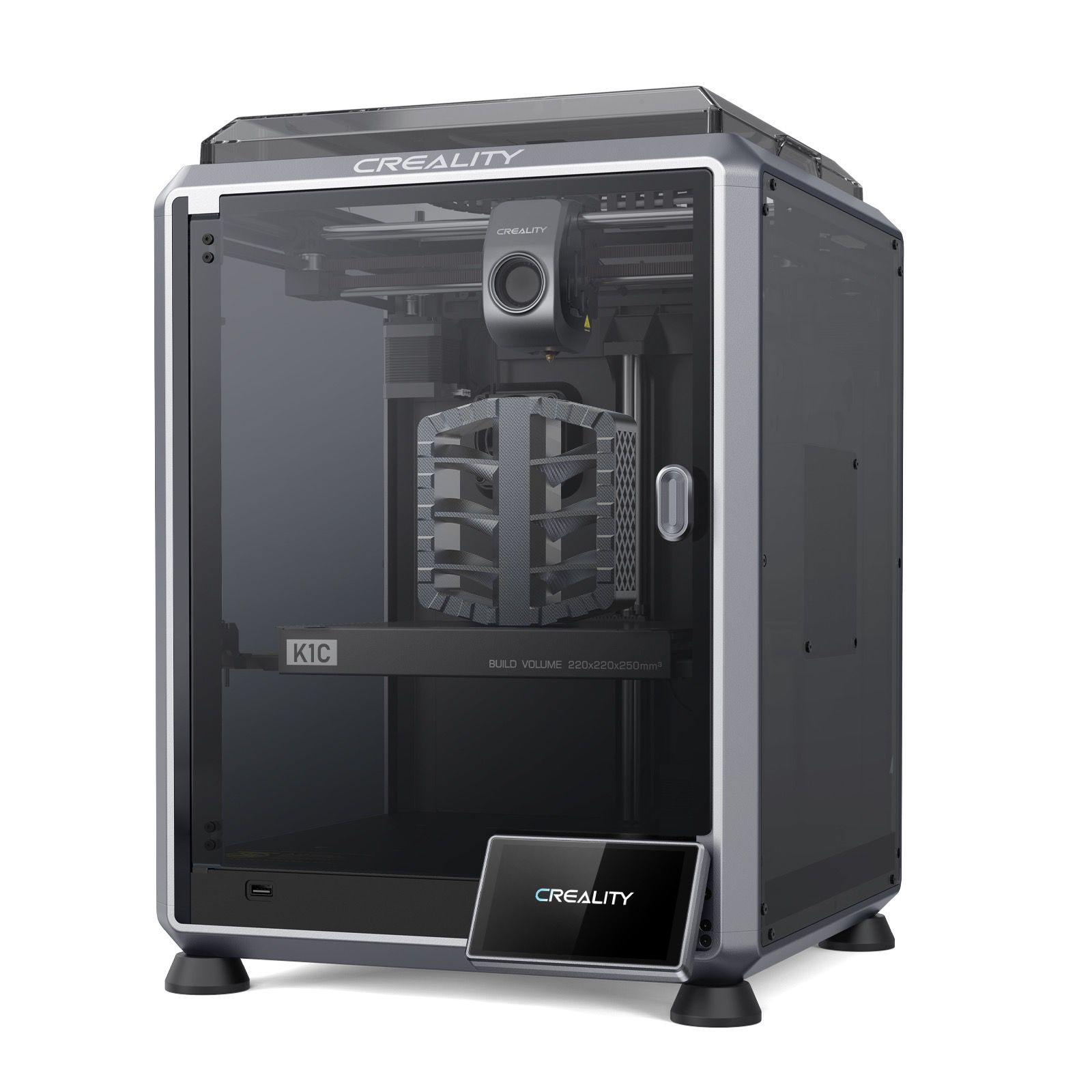 3D принтер Creality K1C (Технология FDM/FFF, Область печати 220x220x250мм, Т экструдера 300°С стола 100°С) купить по самой низкой цене