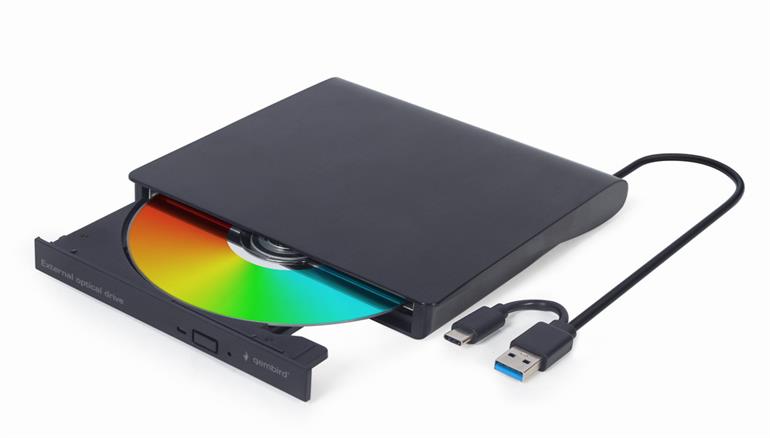 Привод-внешний DVD+-RW/CD-RW Gembird (DVD-USB-031) USB Type-C 3.1 Gen.1, DL EXTERNAL купить по самой низкой цене