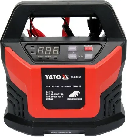 Электронное-зарядное устройство YATO (YT-83037) для аккумуляторов AGM купить по самой низкой цене