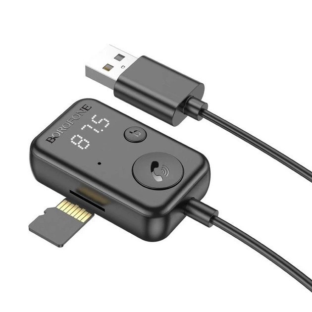 Ресивер Bluetooth аудио Borofone BC49 June (USB-A) (Black) купить по самой низкой цене