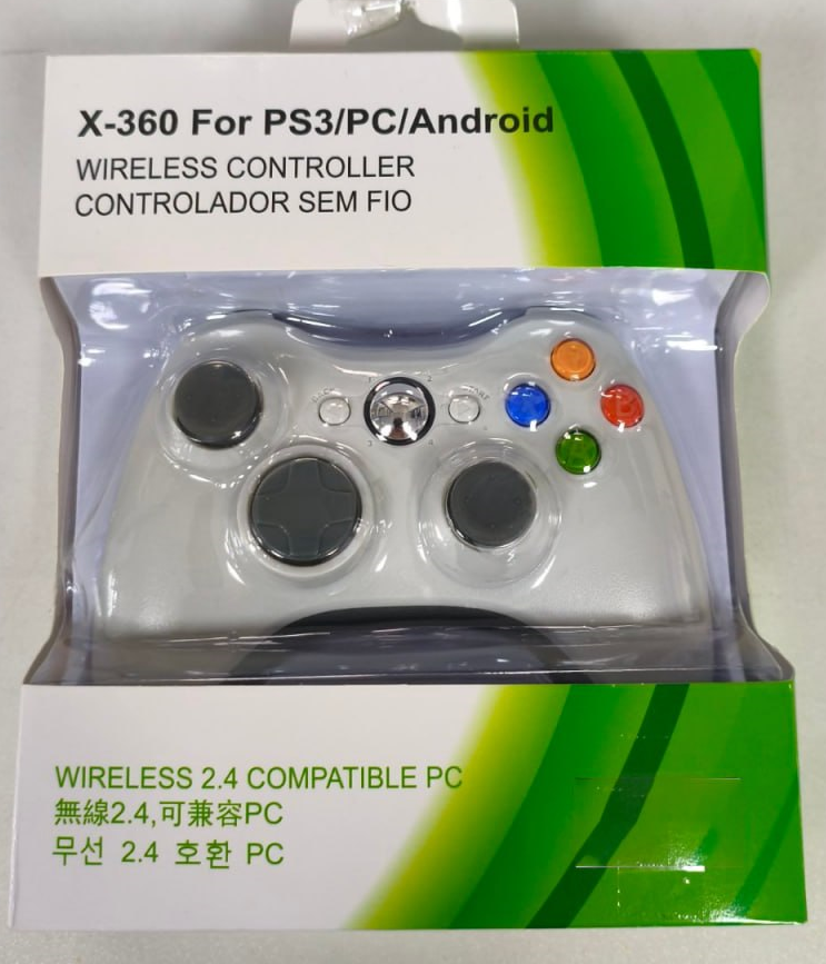 Джойстик (GamePad) беспровод. 2.4GHz, white SQI-600, XBOX360 купить по самой низкой цене