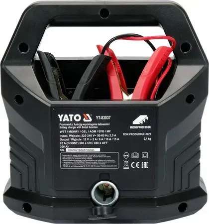 Электронное-зарядное устройство YATO (YT-83037) для аккумуляторов AGM купить по самой низкой цене