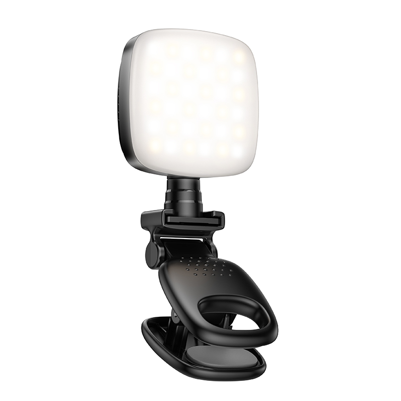 Лампа портативная лампа для селфи Hoco K28 Square Selfie Light 200 mAh (Black) купить по самой низкой цене