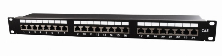Панель ETHERNET 19" PATCH PANEL FTP 24PORT,CAT.6,1U NPP-C624-002 купить по самой низкой цене