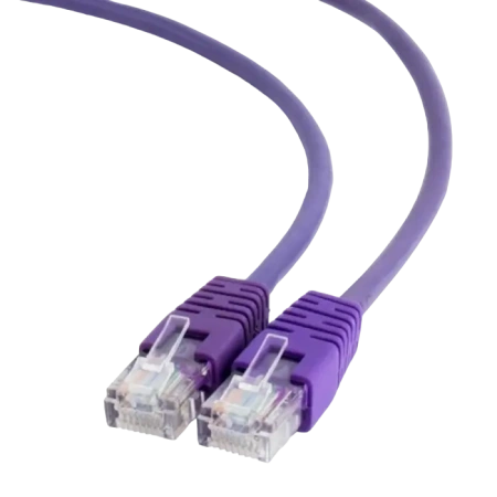 PATCH CORD UTP CAT.5E,0.5м. (PP12-0.5M/V) violet купить по самой низкой цене