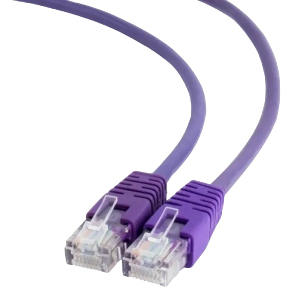 PATCH CORD UTP CAT.5E,0.25м (PP12-0.25M/V) violet купить по самой низкой цене