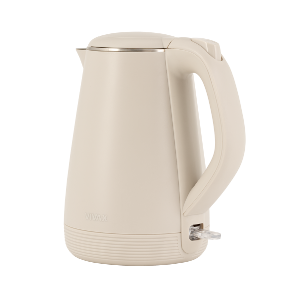 Электрочайник VIVAX HOME WH-100SM (1л, 1.2кВт) бежевый 0001415866 купить по самой низкой цене