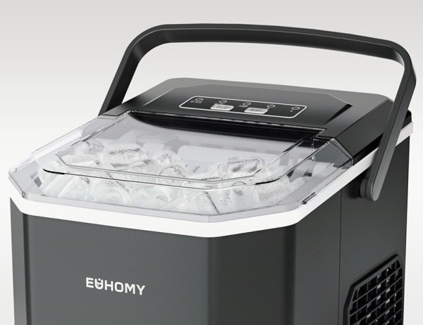 Ледогенератор Euhomy IM011-BBL настольный (2.2л, 120Вт, 12кг в сутки в форме пуль) чёрный купить по самой низкой цене
