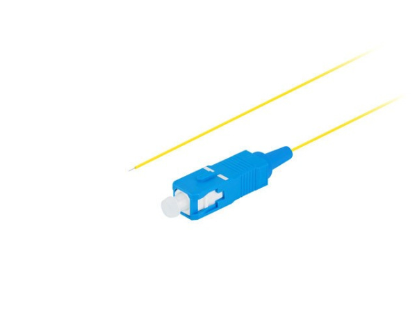 Fiber optic pigtail Lanberg (FP-SCUP-SE11-0020-YE) коннектор SC/UPC, кабель single-mode (SM) 9/125µm, Yellow купить по самой низкой цене