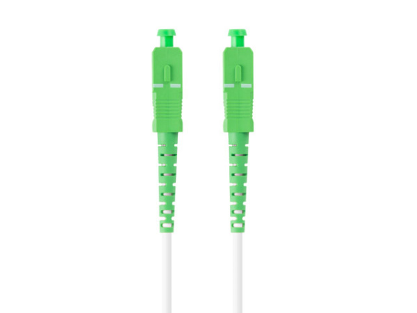 Патч-корд оптический LANBERG (FO-SASA-SS21-0050-WH) White, 5м, SM SC/APC-SC/APC SIMPLEX LSZH G657A2 3.0MM купить по самой низкой цене