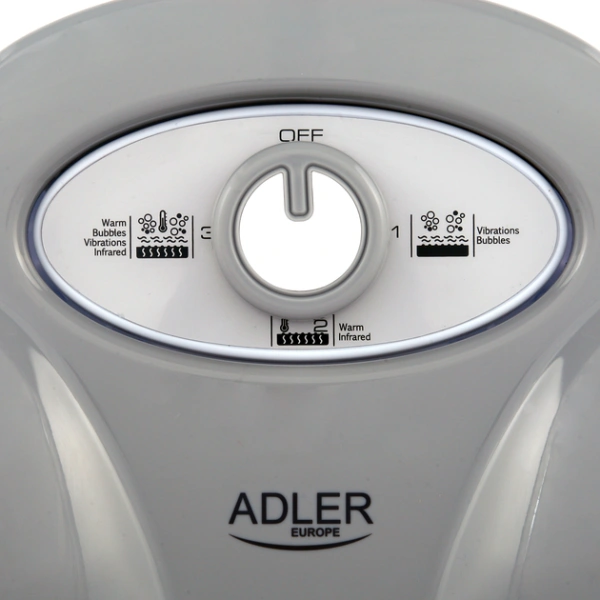 Массажер для ног Adler (AD-2167) пузырьковый, вибрационный, питание от сети, подогрев купить по самой низкой цене