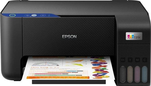 Принтер МФУ EPSON L3201 (Фабрика Печати, A4, 4цв, USB, 33/15стр/мин, 5760x1440dpi) Black C11CJ69402 купить по самой низкой цене