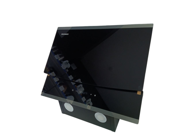Вытяжка каминная кухонная SHIVAKI (Shivaki G360 Touch black) 700 м3/час, 660х600х410 Уценка! купить по самой низкой цене
