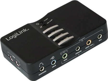 Звуковая карта LogiLink (UA0099) внен. USB, 7.1 купить по самой низкой цене