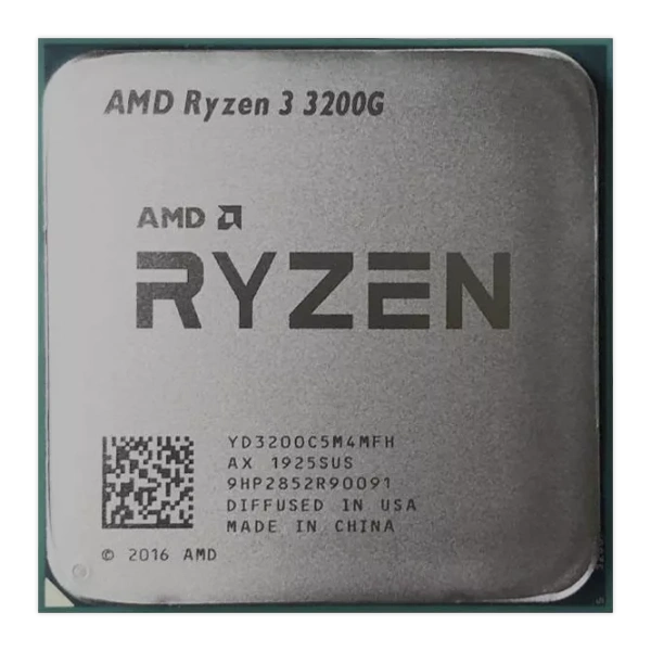CPU AMD Ryzen 3 3200G TRAY (YD3200C5M4MFH) S-AM4, 3.6Ghz (4.0Ghz max), 2Mb+4Mb, 4Core, Radeon Vega 8, TDP 65Вт купить по самой низкой цене