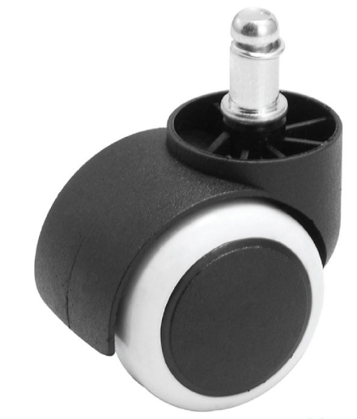 Колесная опора D50mm для кресла офисного white/black купить по самой низкой цене