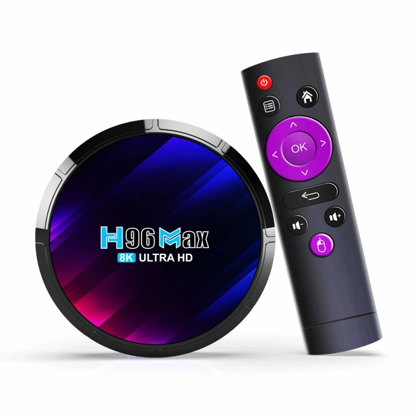 Медиаплеер H96 Max TV Box (And13, 4/64Гб, 4K, WiFi 6, BT, SD, Lan, HDMI, USB3.0, Rockchip RK3528) купить по самой низкой цене