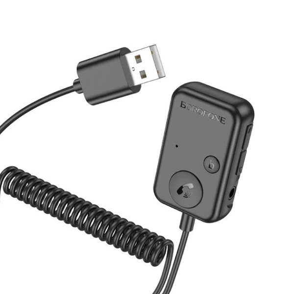 Ресивер Bluetooth аудио Borofone BC49 June (USB-A) (Black) купить по самой низкой цене