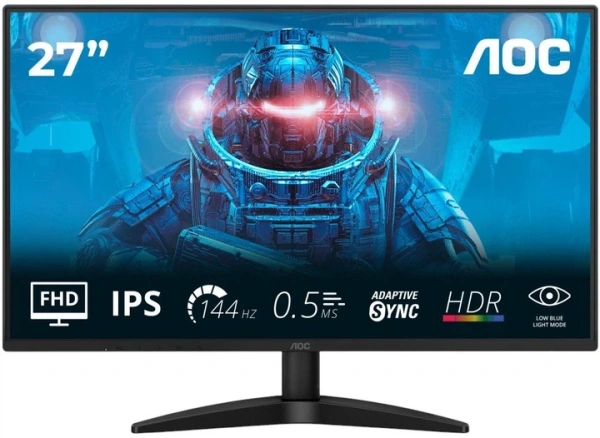 Монитор 27" AOC 27B36X (IPS, 1920x1080 144Hz, MEGA, 4мс GtG, 250кд/м2, HDMI/DP) купить по самой низкой цене