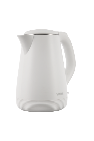Электрочайник VIVAX HOME WH-100WM (1л, 1.2кВт) белый 0001415864 купить по самой низкой цене