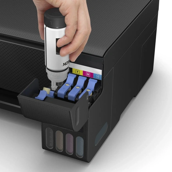 Принтер МФУ EPSON L3201 (Фабрика Печати, A4, 4цв, USB, 33/15стр/мин, 5760x1440dpi) Black C11CJ69402 купить по самой низкой цене