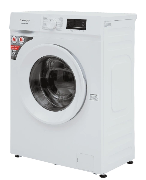 Стиральная машина Kraft KF-MBDS6108W (Инвертор.мотор, 6кг, 1000об/м, A+++, фронталь.загр, white) 60х39х84 купить по самой низкой цене