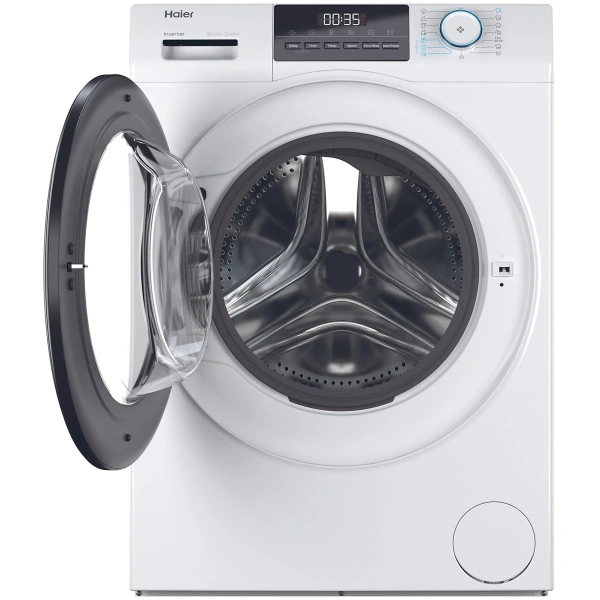 Стиральная машина Haier HW90-BP14929A-S (инвертор, 9кг, 1400об/м, класс A, 85x59.5x48) белая купить по самой низкой цене