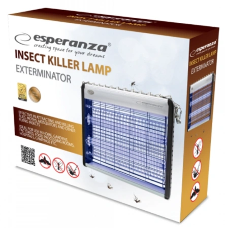 Лампа противомоскит.Esperanza INSECT KILLER LAMP HUNTER (EHQ003) купить по самой низкой цене