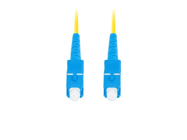 Патч-корд оптический LANBERG (FO-SUSU-SS11-0020-YE) Yellow, 2м, SM SC/UPC-SC/UPC SIMPLEX LSZH G657A1 3.0MM купить по самой низкой цене