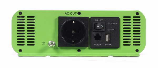 Инвертор Gembird EG-PWC-PS2000-01 2000Вт,10-16 VDC (от аккум-ра) -> ~220В+USB 5В до 2,1А купить по самой низкой цене