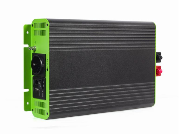Инвертор Gembird EG-PWC-PS2000-01 2000Вт,10-16 VDC (от аккум-ра) -> ~220В+USB 5В до 2,1А купить по самой низкой цене