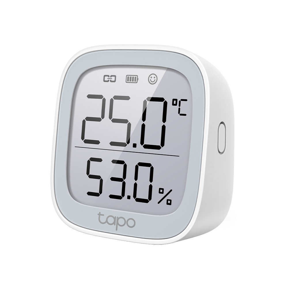 Датчик температуры и влажности TP-Link (Tapo T315) 868 МГц / 922 МГц, -20°C - 60°C, 2x AAA, Display: 2.7' купить по самой низкой цене