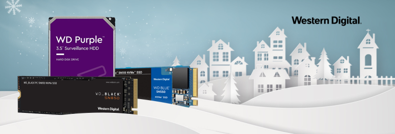 Новогодние подарки от WD...