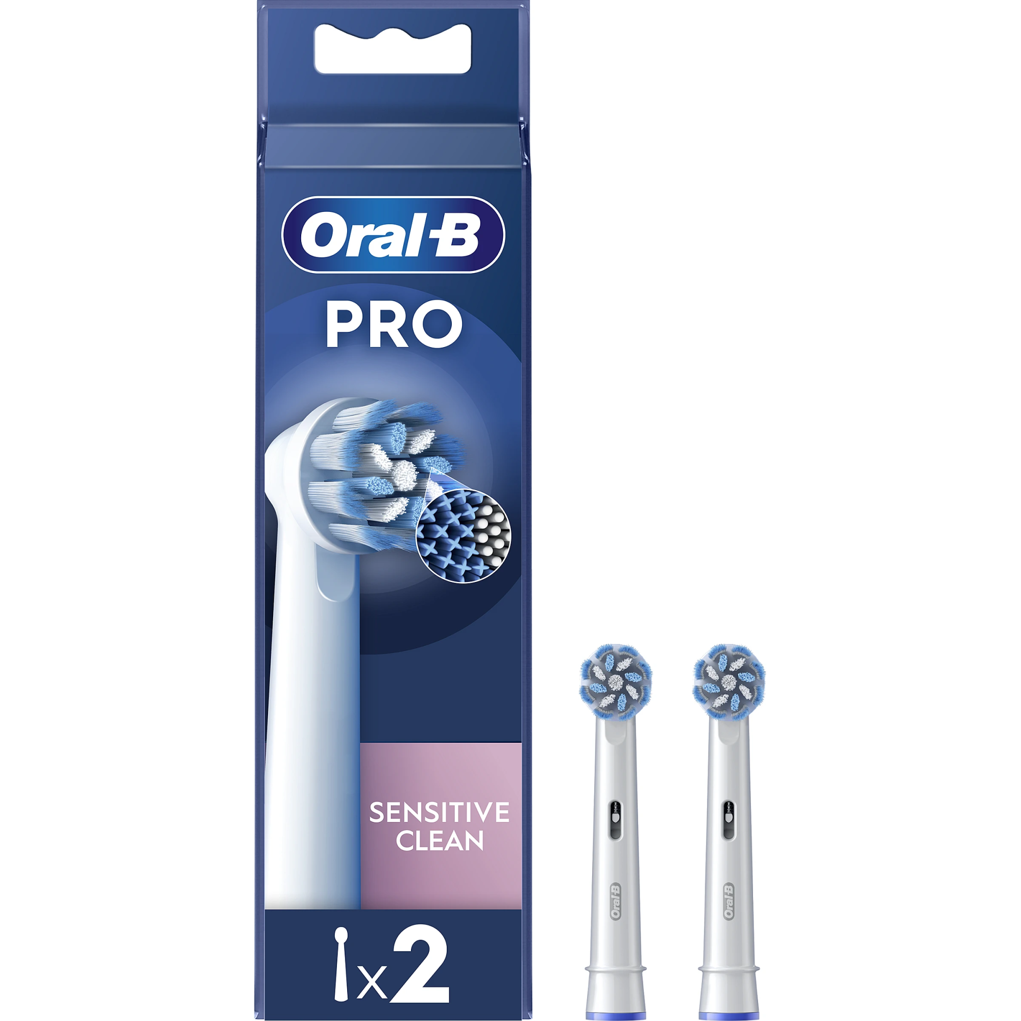 Насадка для зубных щеток Braun (Oral-B EB60X Sensitive Clean) 2шт/уп.  (20106870) 86589 - ЗАПАСНЫЕ ЧАСТИ купить в магазине Тираэт в Тирасполе,  Бендерах, Рыбнице, Дубоссарах