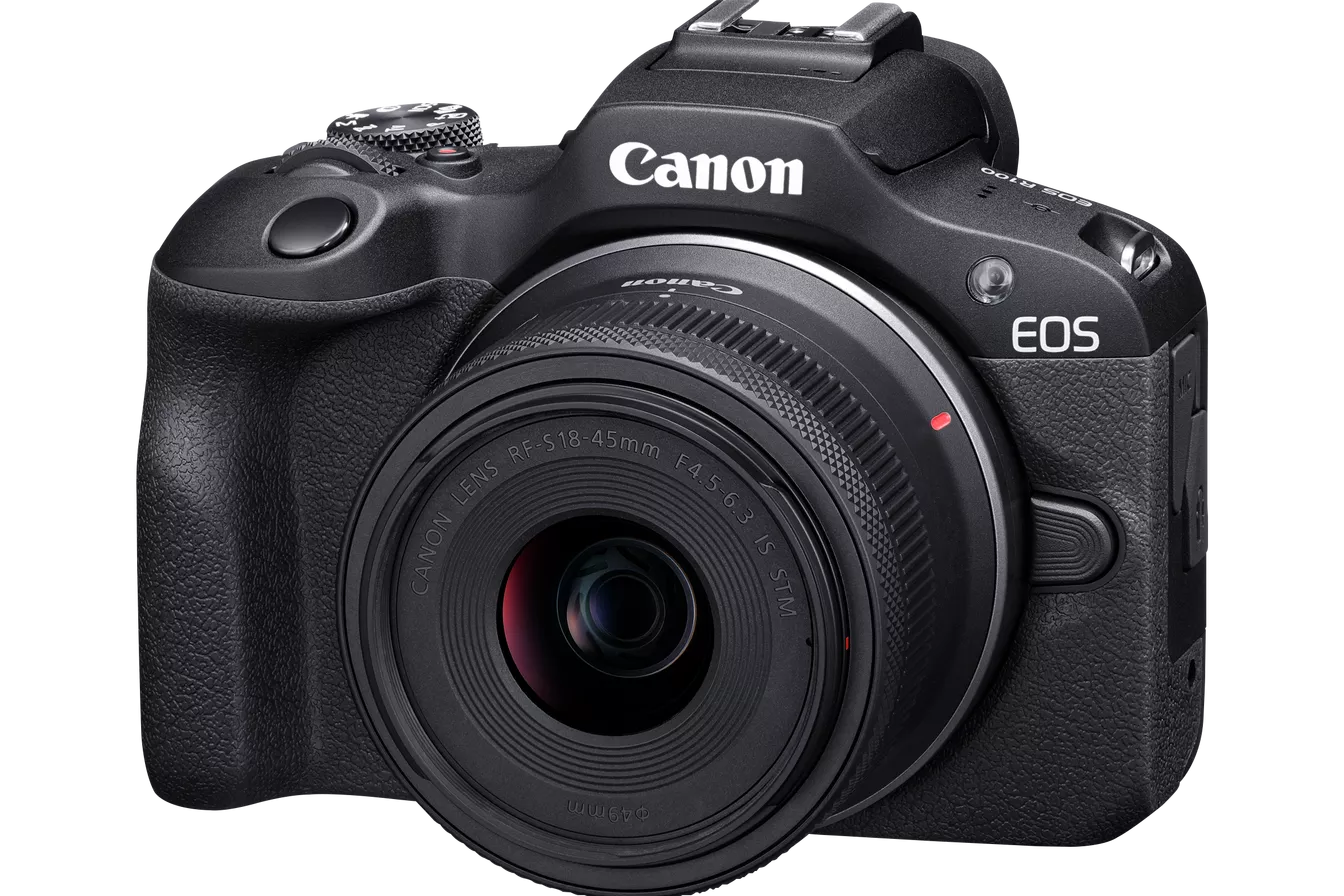 Фотокамера CANON EOS R100 RF-S 18-45 S SEE (6052C034AA) 24.1Mp, 3' displ, 4K 25fps купить по самой низкой цене