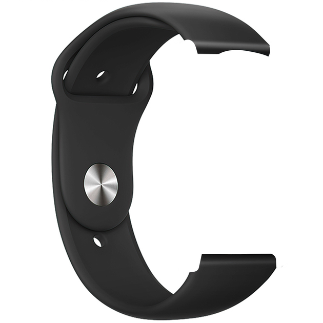 Ремешок Hoco WH11 Flexible series classic silicone strap для Smart Watch 22mm (Black) купить по самой низкой цене