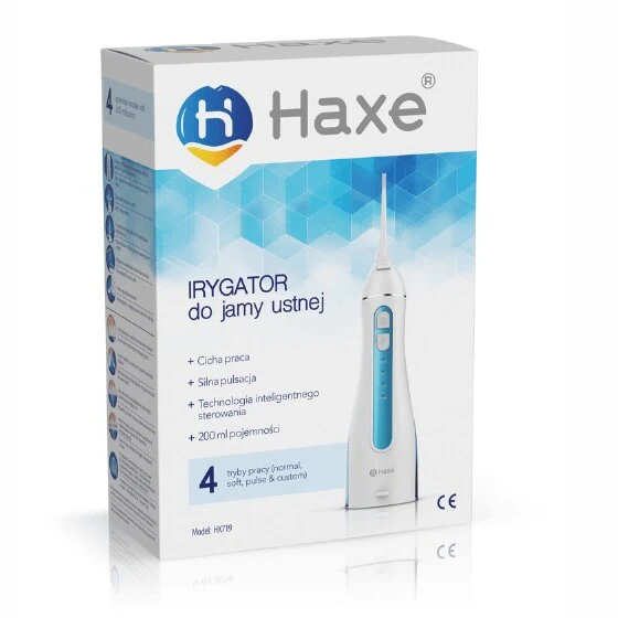 Ирригатор полости рта Haxe HX719 (аккум, 5 насадок, 200мл.) White купить по самой низкой цене