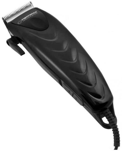 Машинка для стрижки волос Esperanza EBC002 (питание от сети) длин. 1,2-12мм, чёрная купить по самой низкой цене