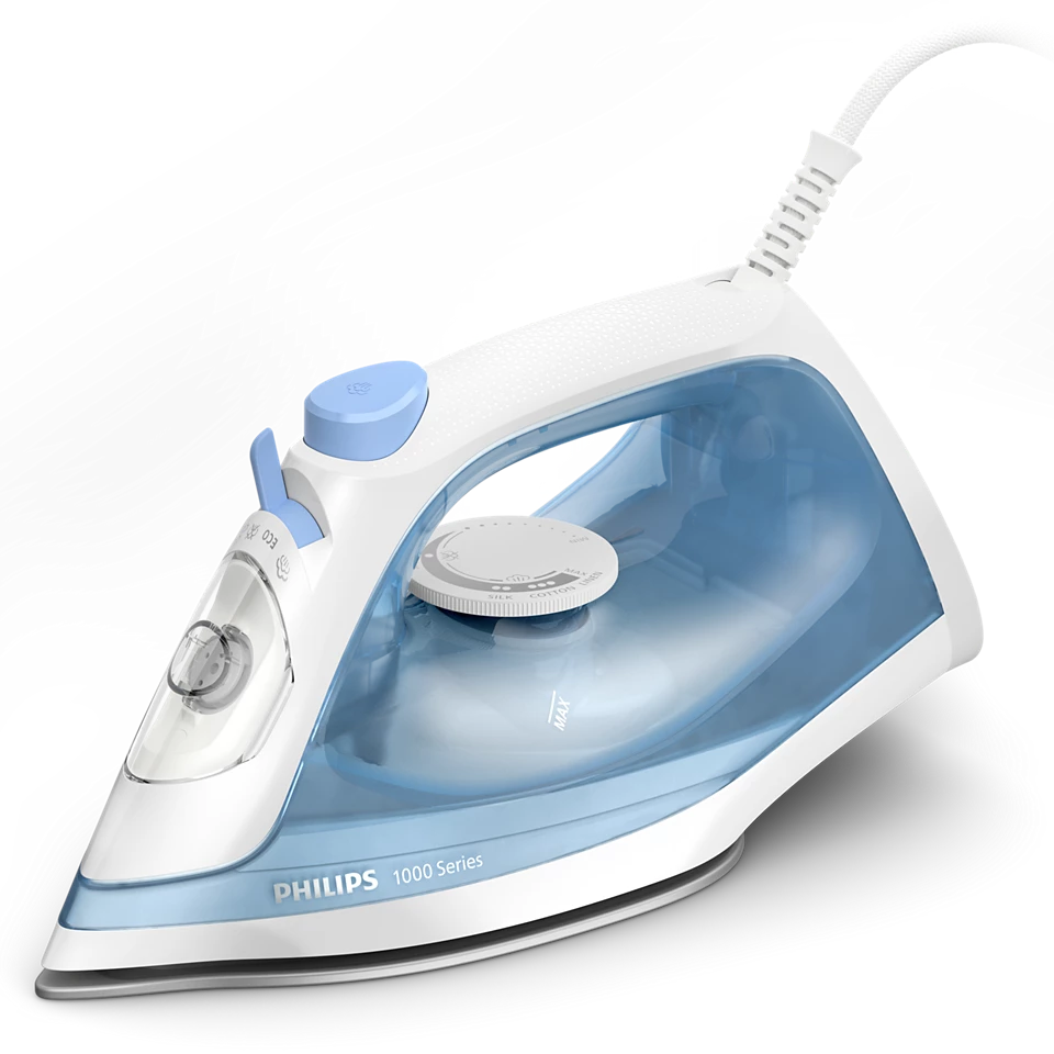 Утюг  Philips (DST1030/20) Blue 2000Вт, вертикаль.отпариван, подошва керамическая купить по самой низкой цене