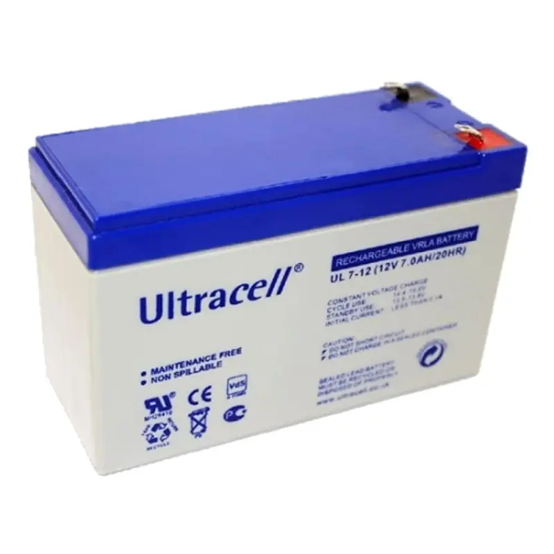 Батарея аккумуляторная Ultracell 12V, 7,0Ah (code 65) клемма F1, для охранных систем купить по самой низкой цене