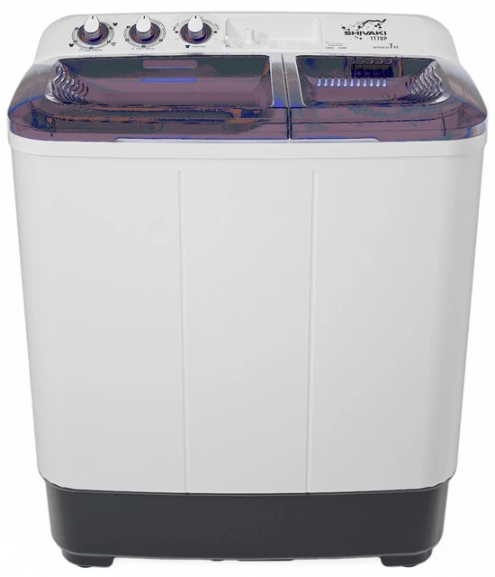 Стиральная машина полуавтоматическая SHIVAKI (TT70P  grey) 7кг/3.6кг, 1300об/м, загруз.верхняя) купить по самой низкой цене