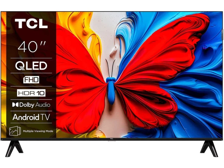 40' Телевизор QLED TCL 40V5C SmTV, FHD, WF/BT/Lan, Google TV, HDR10,  DVB-T2/C/S2 купить по самой низкой цене