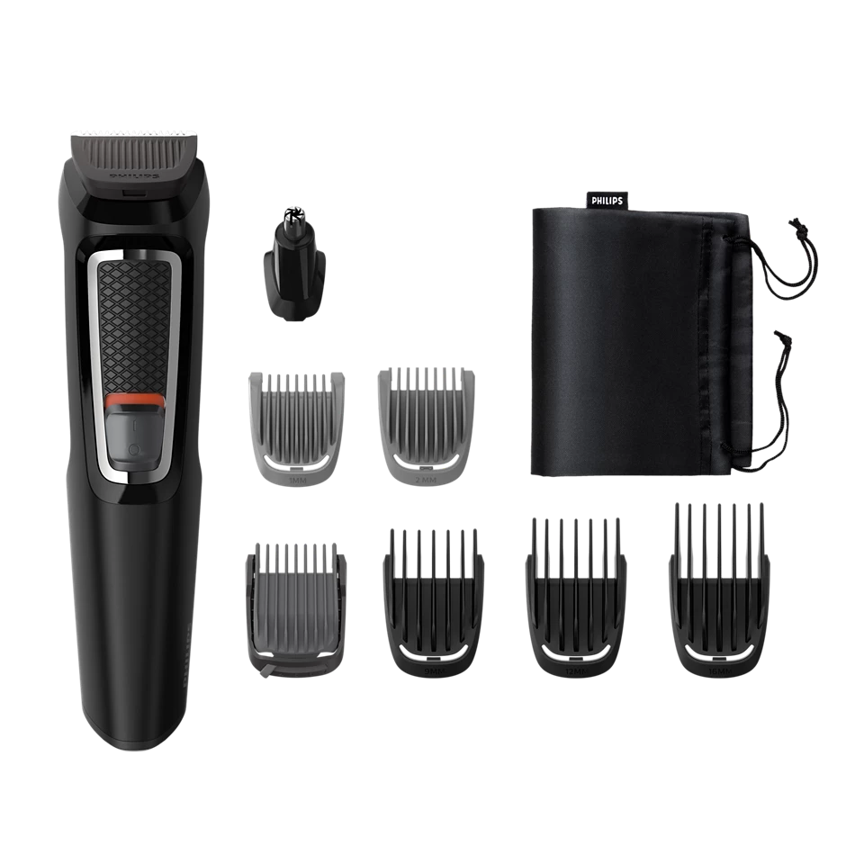 Триммер Philips Multigroom series 3000 (MG3730/15)  '8 в 1', для волос на голове и лице, аккумулятор,   Black купить по самой низкой цене