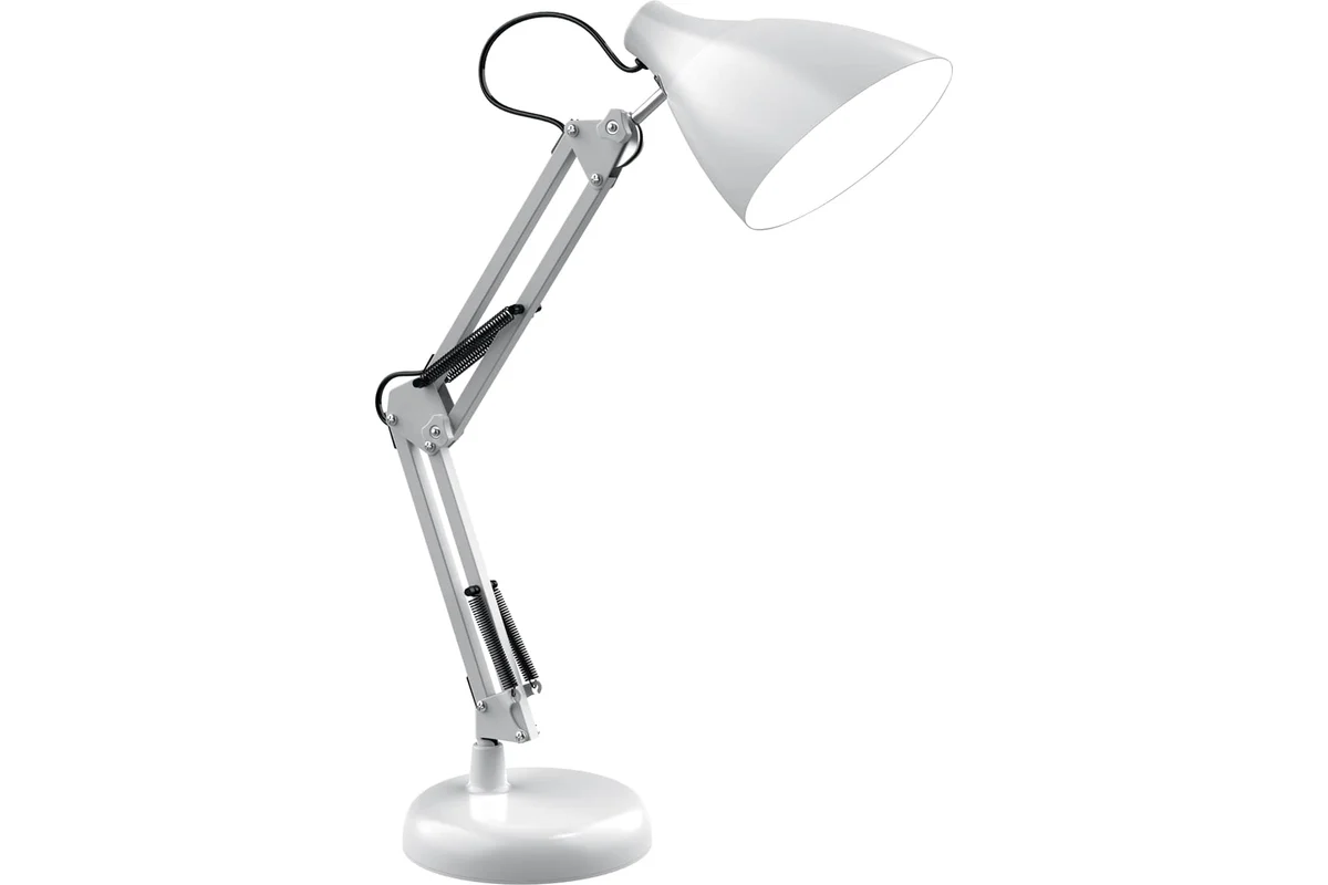 Светильник настольный GAUSS GTL003 60W 220-240V E27 белый струбцина и основание  (GT0031) купить по самой низкой цене