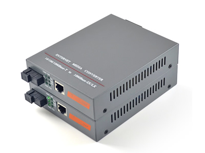 Медиаконвертер HTB-GS-03 комплект из 2-х штук (single-mode, SC, 100/1000Mb, до 20км, 1310/1550nm) купить по самой низкой цене